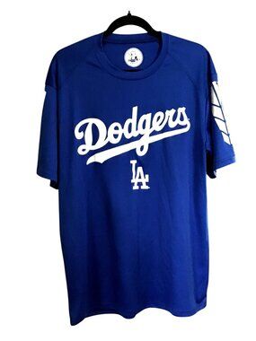 LOS ANGELES DODGERS MENS CREW NECK SHORT SLEEVE GRAPHIC T-SHIRT SIZE LARGE